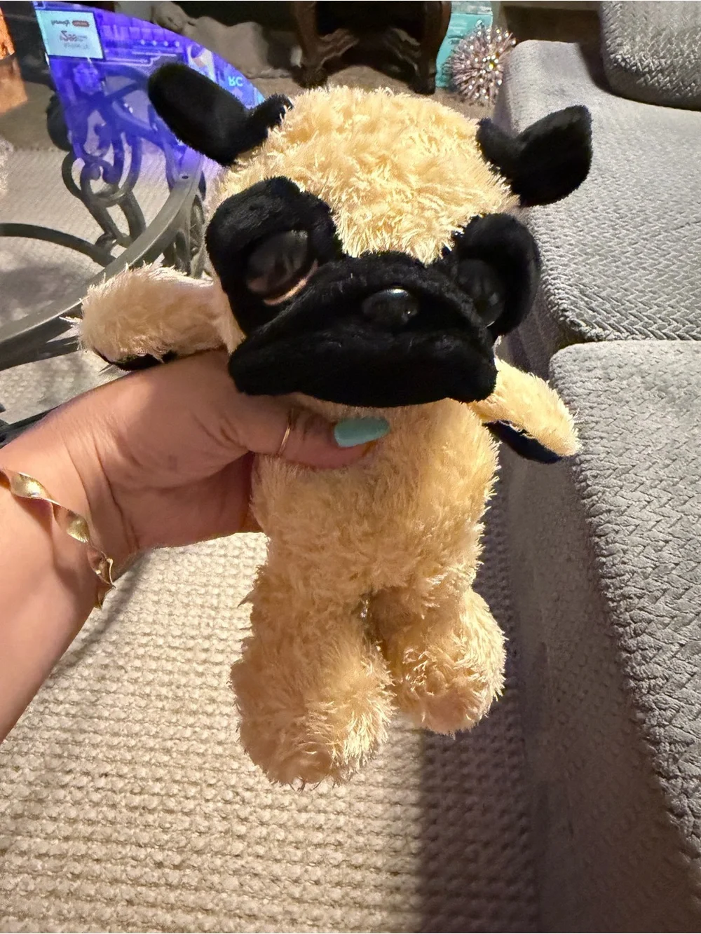 Ganz Webkinz Classic Pug Plush Dog - Pre-Owned H 6768